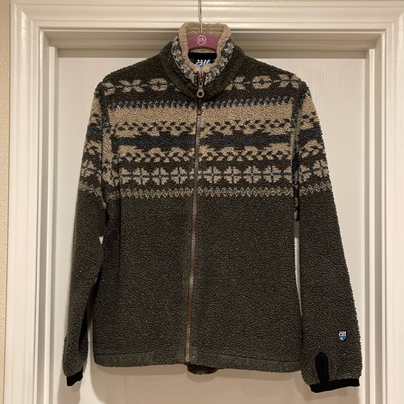 Vintage KUHL ALF Polartec Fleece Full Zip Sweater Jacket USA Made Size M - Picture 3 of 10